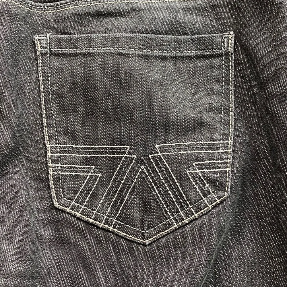American Eagle Jeans Womens 8‎ Black 32x32 Slim Fit Whimsigoth Dark Minimalist